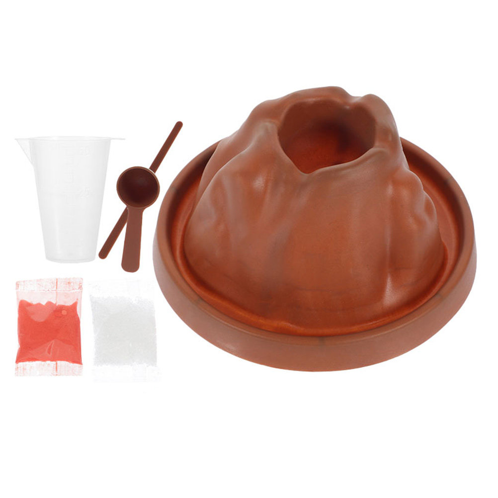 Volcano Kit Eruption - 1 Set Vulkan-Erhebungs-Kit Wissenschafts-Experimentier-Set Lehrreiches Geschenk