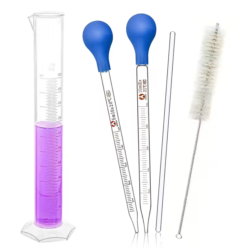 Science Experiment - Ein Set aus Glas-Tropfpipetten für Experimente,