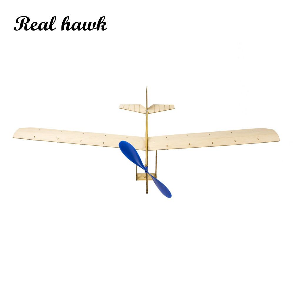 Science Toy - STEM-Flugzeugset mit Gummiband, DIY-Segelflugzeugspielzeug aus Holz