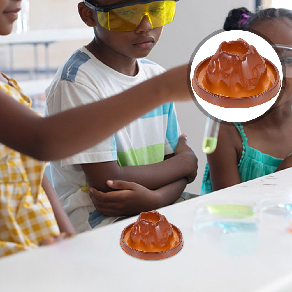 Volcano Kit Eruption - Plastik-Vulkan-Schale Vulkanausbruch-Basis Wissenschafts-Set für Jungen und