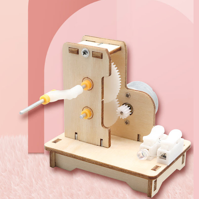 Science Max - DIY Mini Handgenerator DIY Wissenschaftsexperiment Kit