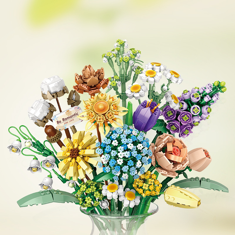 Solar System Orrery - Romantische Rosen, Blumen, Sonnenblumen, Narzissen, Gärten,
