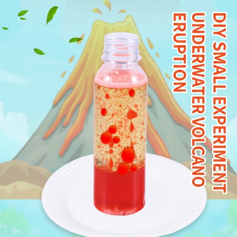 Volcano Kit Eruption - STEM 3D-Montage-Set Unterwasser-Vulkaneruption DIY Physik-Wissenschafts-Experimentier-Kit Materialpaket
