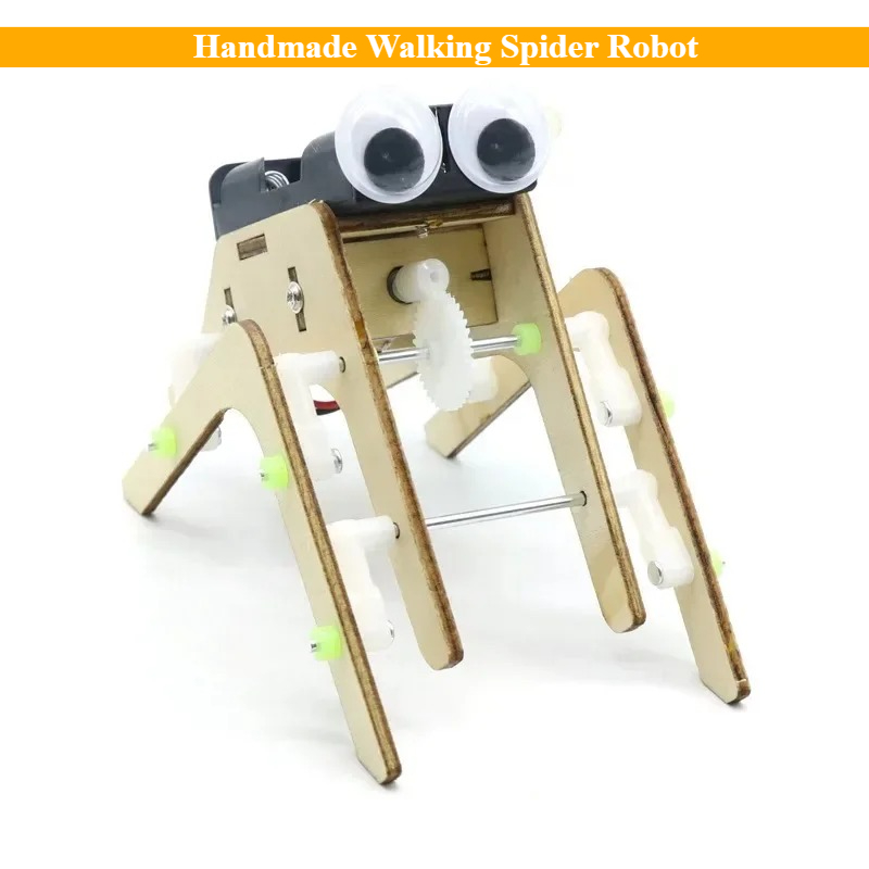 Science Project - Fantasie DIY handgemachte Walking Spider Roboter
