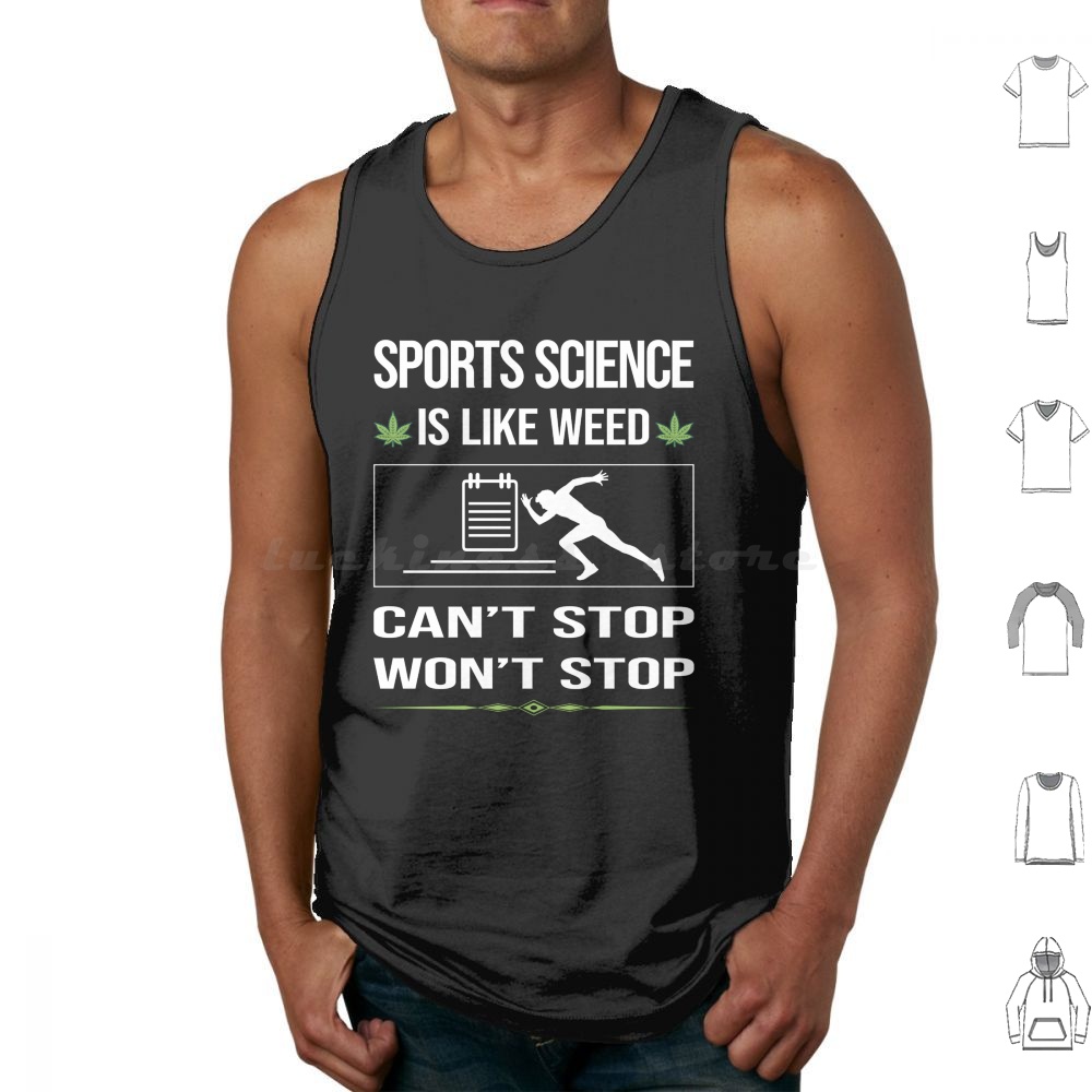 Science And Hobby - Lustige „Can't Stop Sports Science“-Tanktops aus