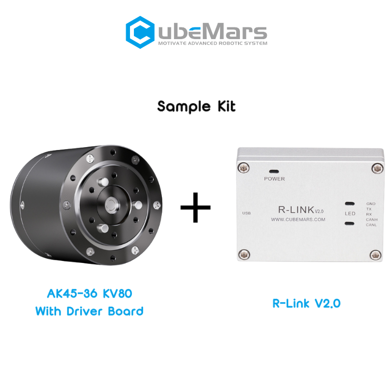 Robot Arm Motor - CubeMars AK45-36 R-Link V2.0 Roboter-Gelenkantrieb Robotermotor