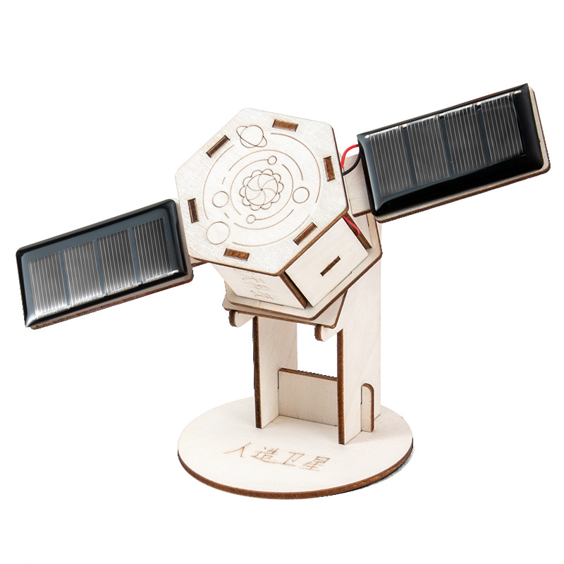 Science Project - DIY Solar Satellite Künstliche Montage Kind