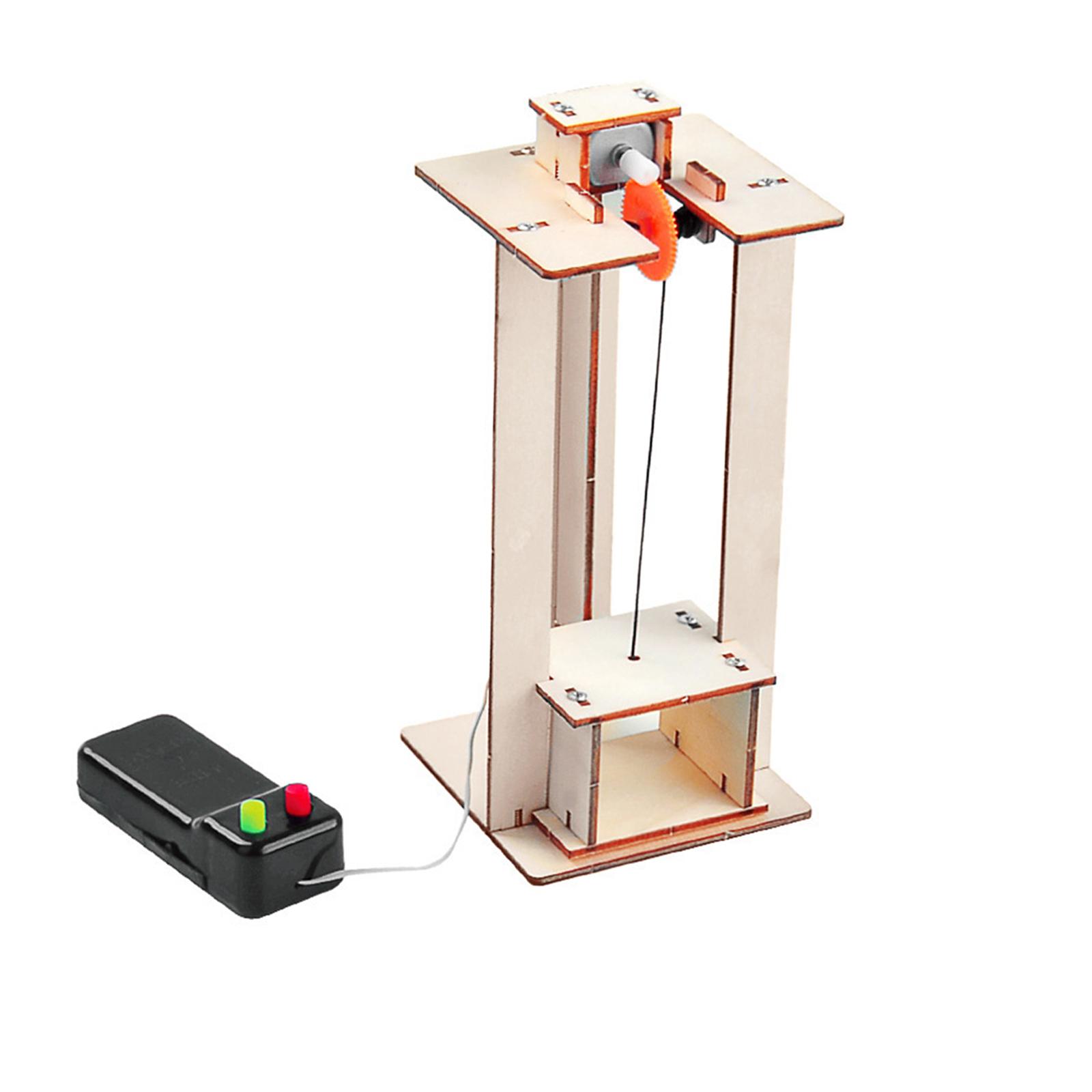 Science Project - Wissenschaftsprojekt für Kinder Wissenschaftsexperiment Holz-DIY-Hebevorrichtungs-Set für
