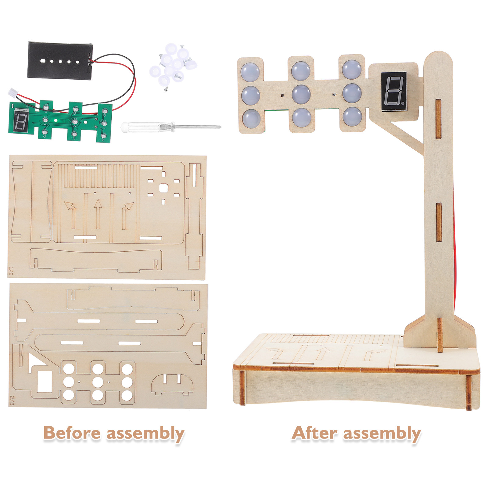 1 Set Verkehrssignal-Lernset:  – Science Project Bewertung und Preis