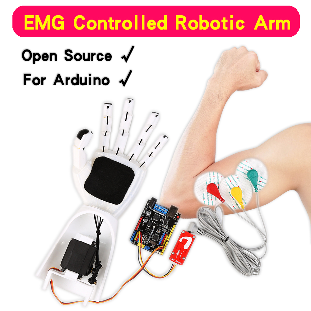 EMG-Sensor Roboterarm Elektris – Science Project Bewertung und Preis