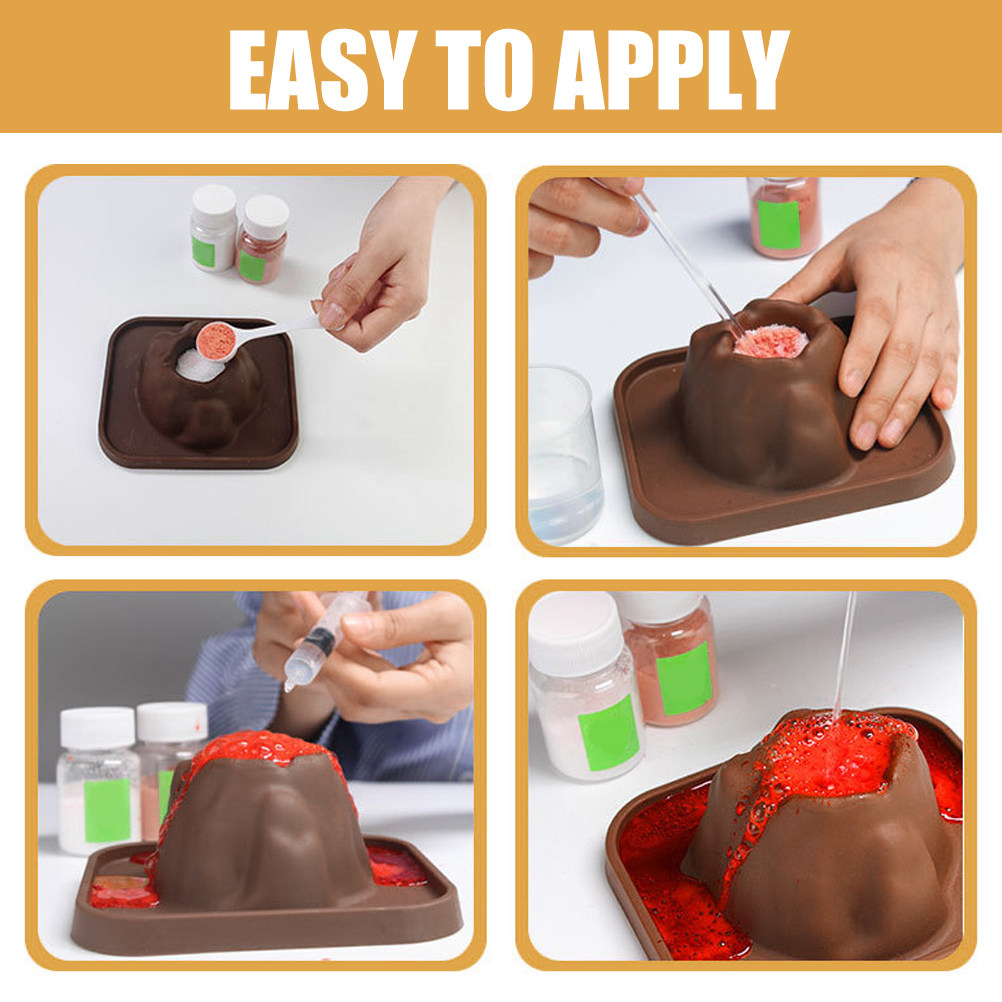 6-teiliges Vulkan-Wissenschaft – Volcano Kit Eruption Bewertung und Preis
