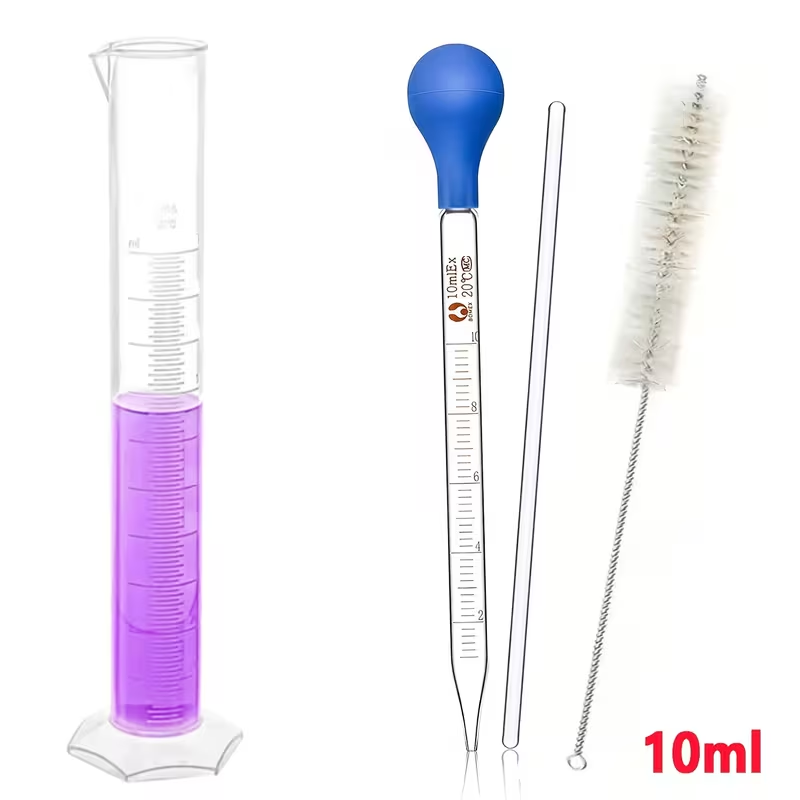 Ein Set aus Glas-Tropfpipetten – Science Experiment Bewertung und Preis