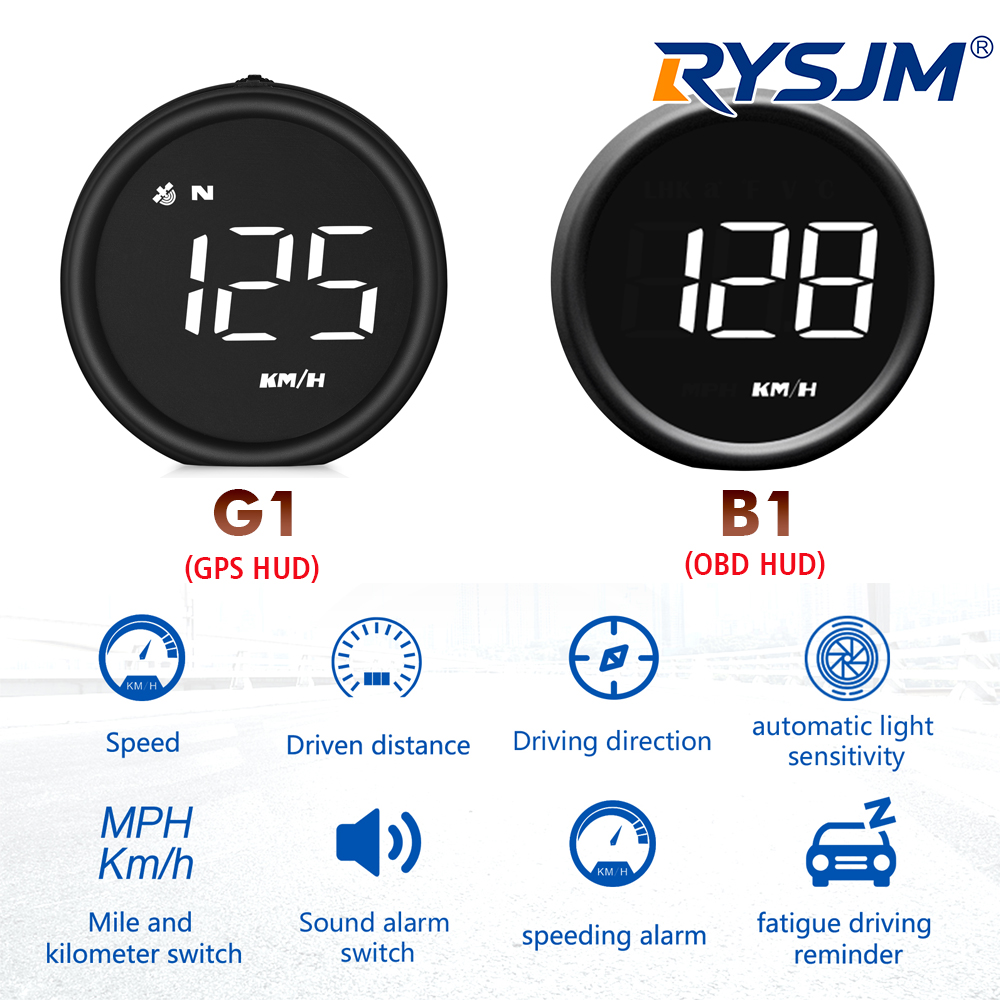 G1 GPS HUD & B1 OBD2 Bordcompu – Anemometer Wind Speed Bewertung und Preis