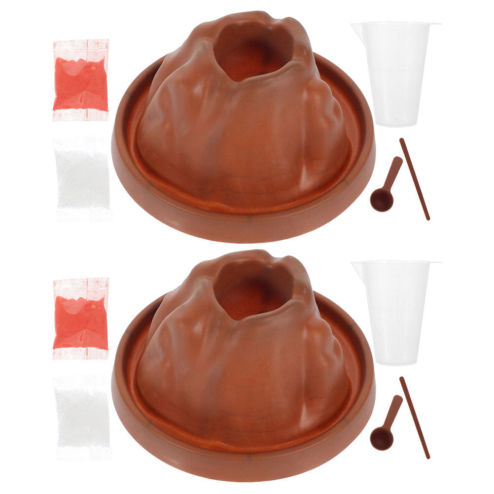 2 Sets DIY Vulkaneruption-Expe – Volcano Kit Eruption Bewertung und Preis