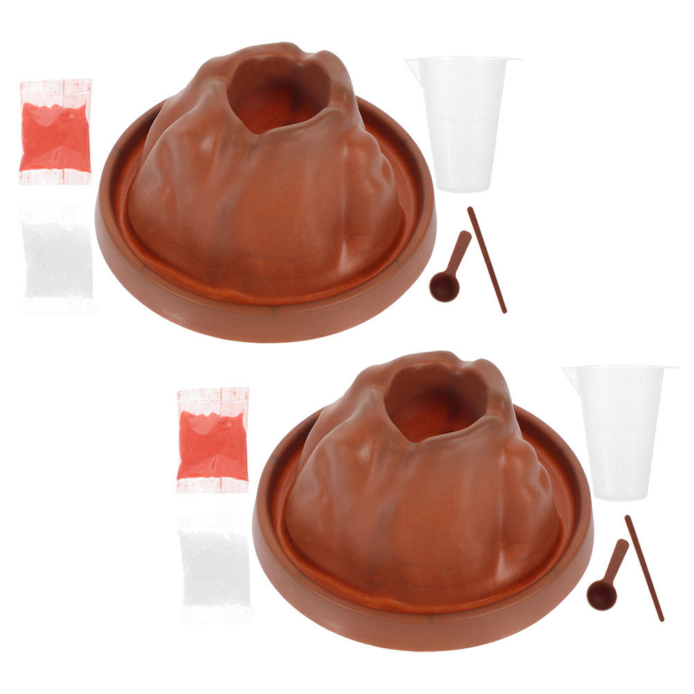 2 Sets DIY Vulkaneruption-Expe – Volcano Kit Eruption Bewertung und Preis