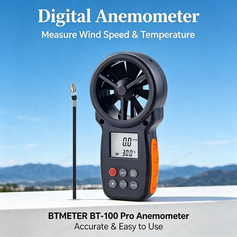 BT-100 Digitales Anemometer Ha – Anemometer Wind Speed Bewertung und Preis