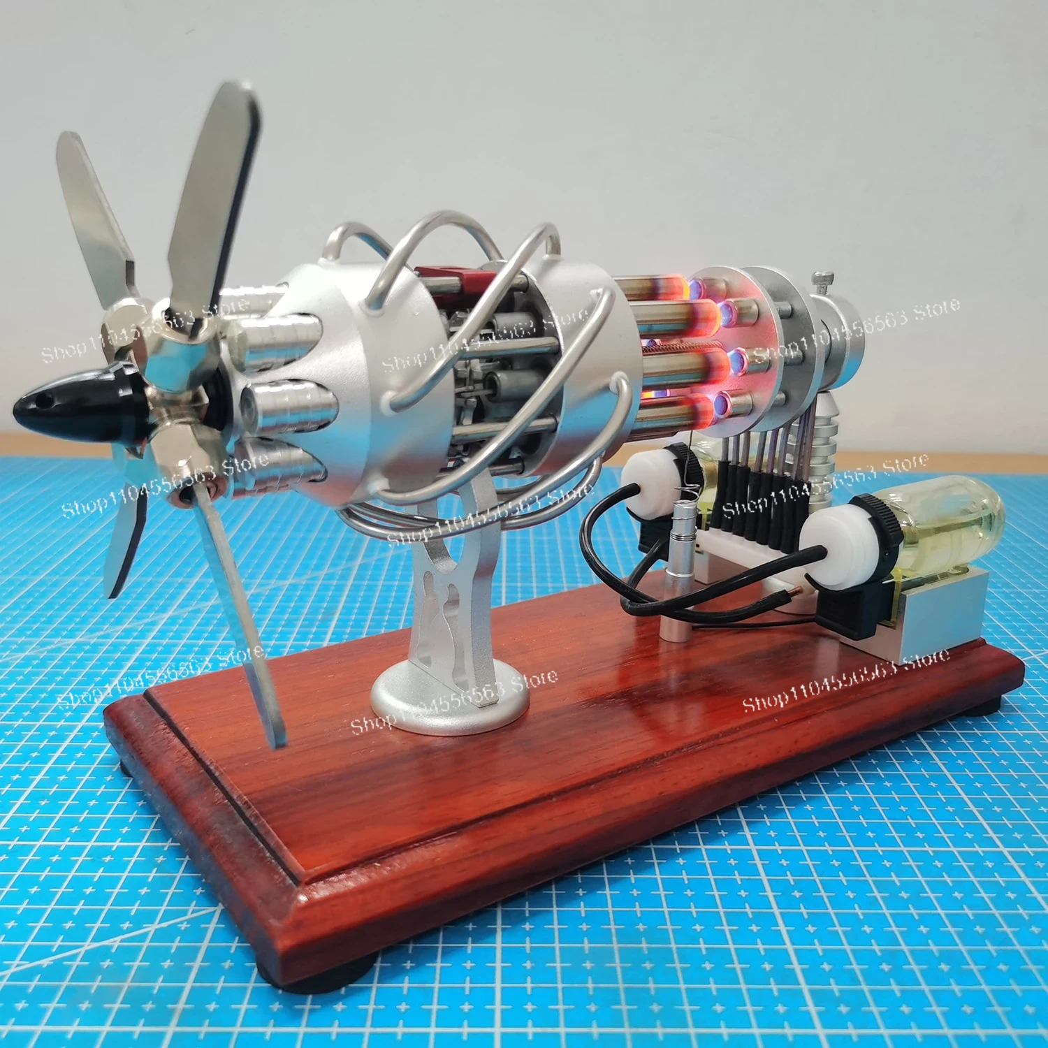 Heißluft 16-Zylinder Stirling- – Science Toy Bewertung und Preis