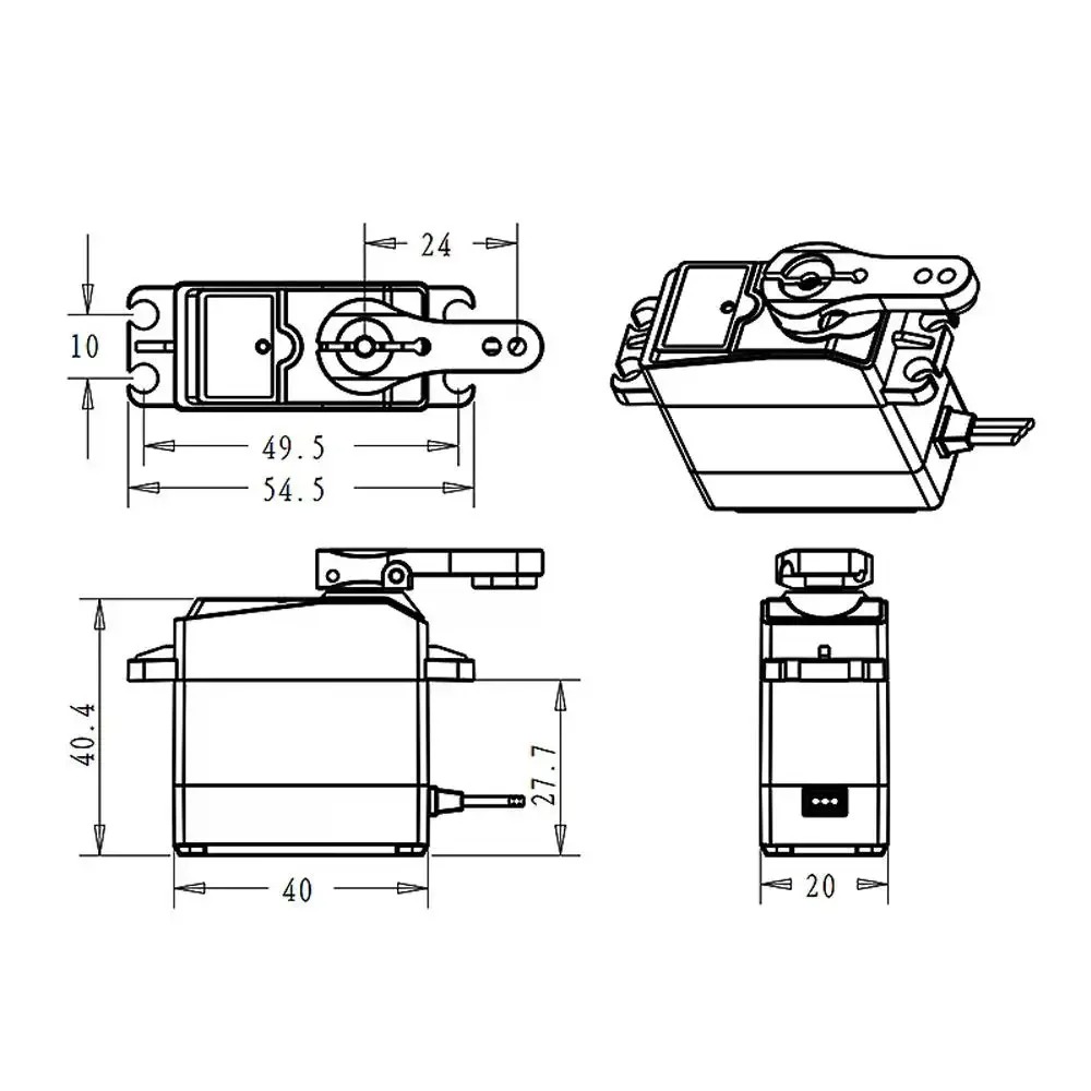 DS3225 Pro 25 kg Coreless Digi – Robot Arm Motor Bewertung und Preis