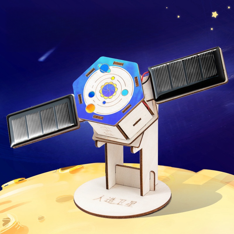DIY Solar Satellite Künstliche – Science Project Bewertung und Preis